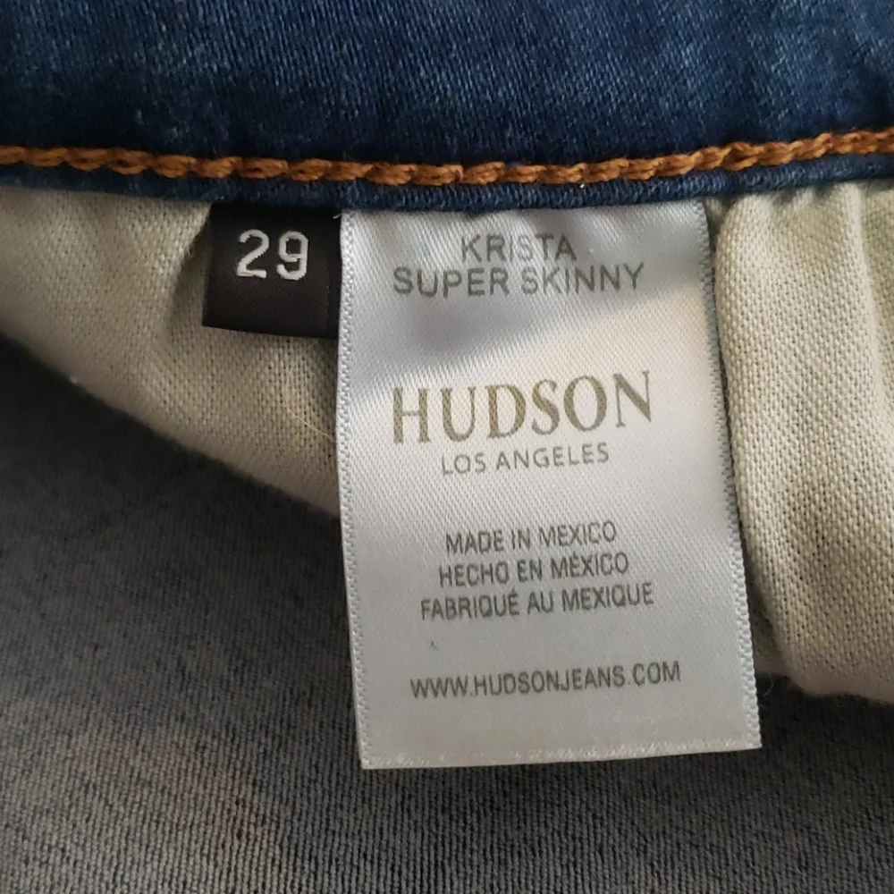 Hudson Crop Krista Super Skinny Jeans
